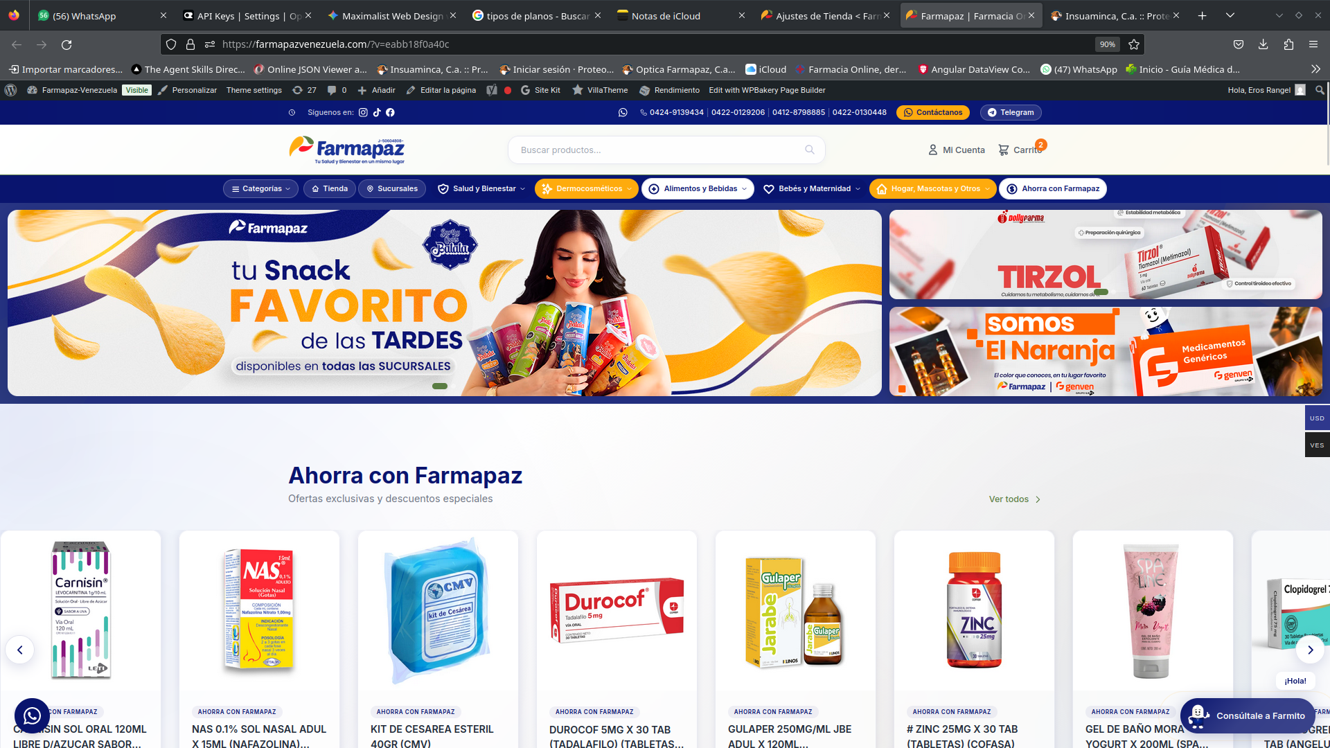Farmapaz Web Portal